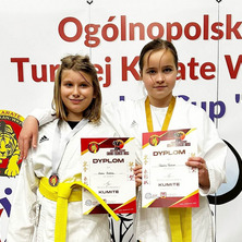 VIII Turniej Karate Solno Cup. Czołowe miejsca dziewcząt 